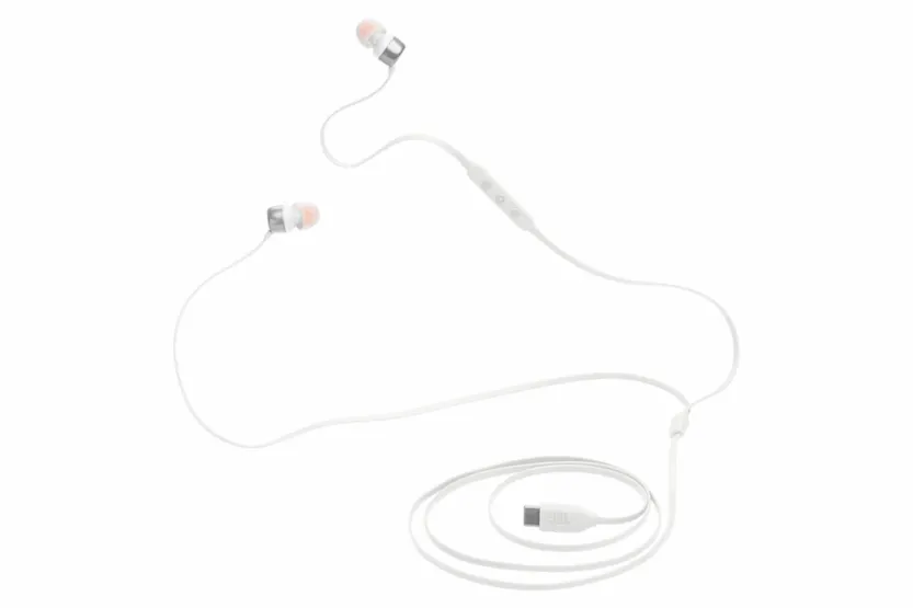 JBL Tune 310C USB-C In-Ear Earphones | White JBL Tune 310C USB-C In-Ear Earphones | White