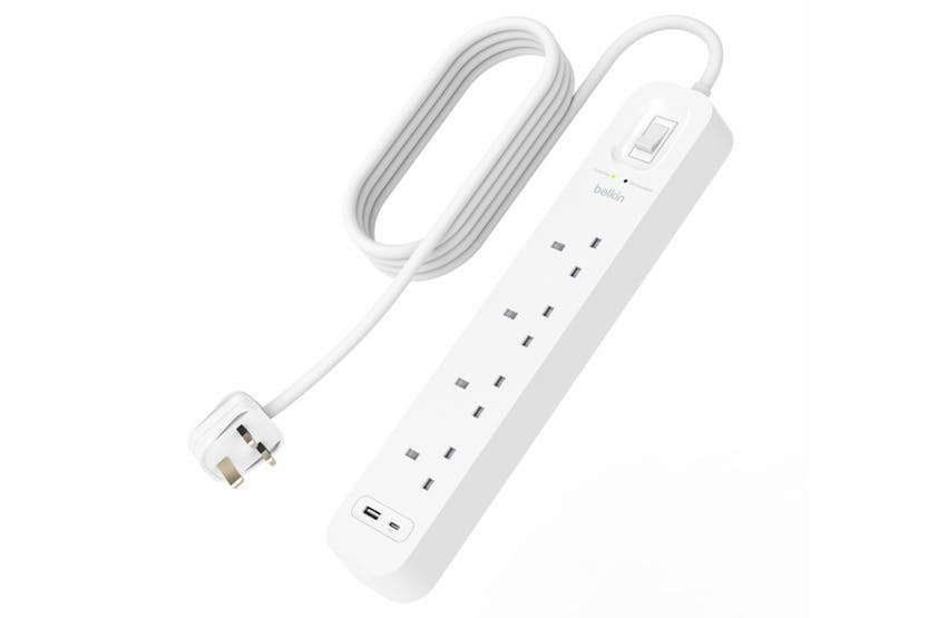 Belkin Connect 4 Outlet with 1 USB-C & 1 USB-A Surge Protector Belkin Connect 4 Outlet with 1 USB-C & 1 USB-A Surge Protector