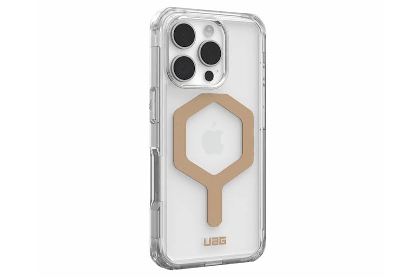 UAG Plyo iPhone 16 Pro MagSafe Case | Ice/Gold UAG Plyo iPhone 16 Pro MagSafe Case | Ice/Gold