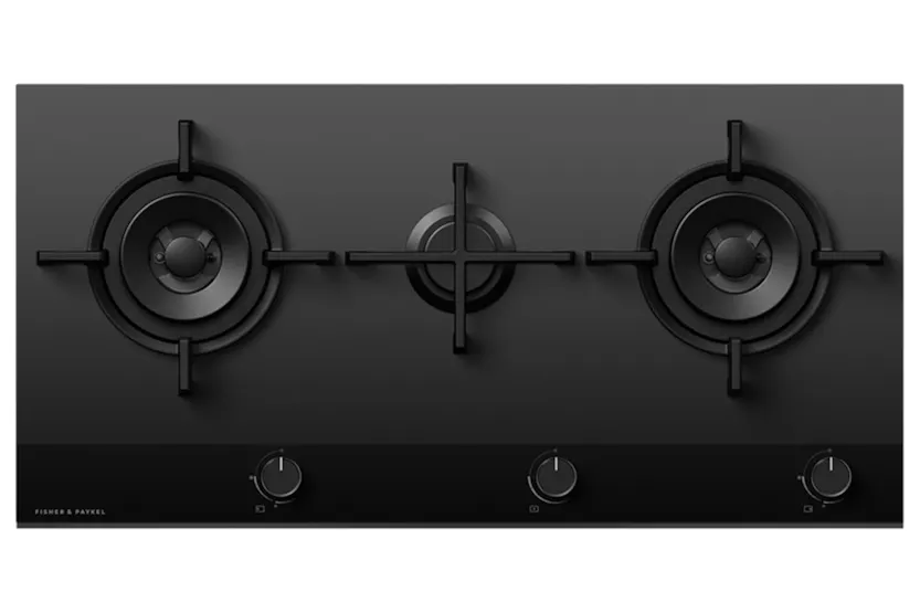 Fisher & Paykel 90cm Gas on Glass Hob | CG903DLPGB4 Fisher & Paykel 90cm Gas on Glass Hob | CG903DLPGB4