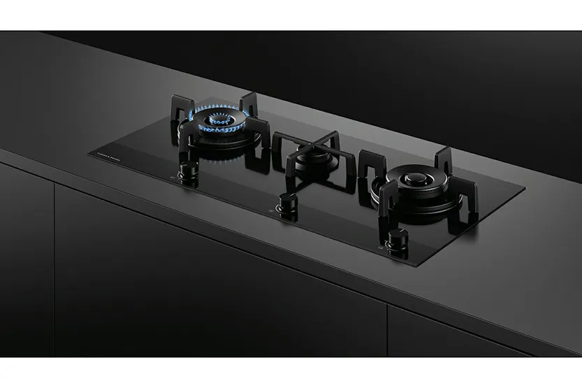 Fisher & Paykel 90cm Gas on Glass Hob | CG903DLPGB4 Fisher & Paykel 90cm Gas on Glass Hob | CG903DLPGB4