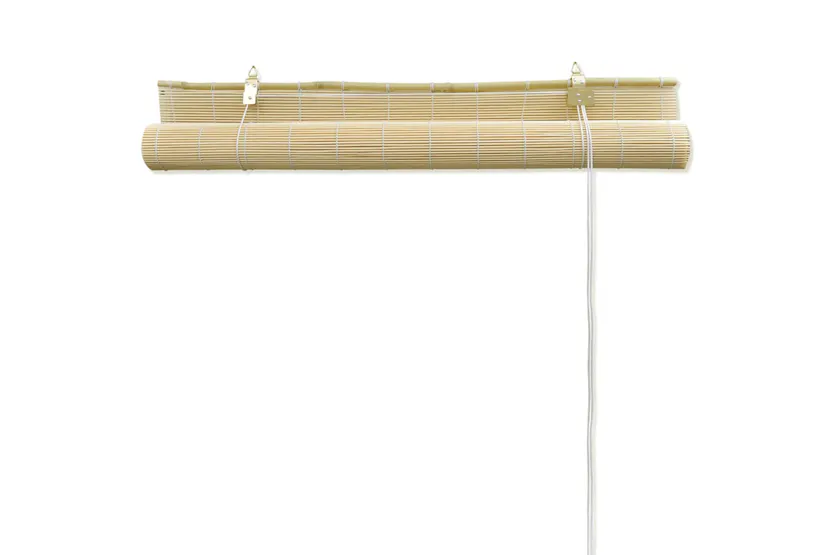 Vidaxl Natural Bamboo Roller Blinds 80 X 160 Cm Vidaxl Natural Bamboo Roller Blinds 80 X 160 Cm