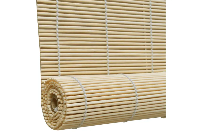 Vidaxl Natural Bamboo Roller Blinds 80 X 160 Cm Vidaxl Natural Bamboo Roller Blinds 80 X 160 Cm