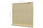 Vidaxl Natural Bamboo Roller Blinds 120 X 160 Cm Vidaxl Natural Bamboo Roller Blinds 120 X 160 Cm