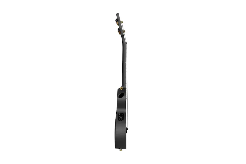 Cascha Carbon Fibre Electric Concert Ukulele Set Bag, Strap & Picks - Black Cascha Carbon Fibre Electric Concert Ukulele Set Bag, Strap & Picks - Black