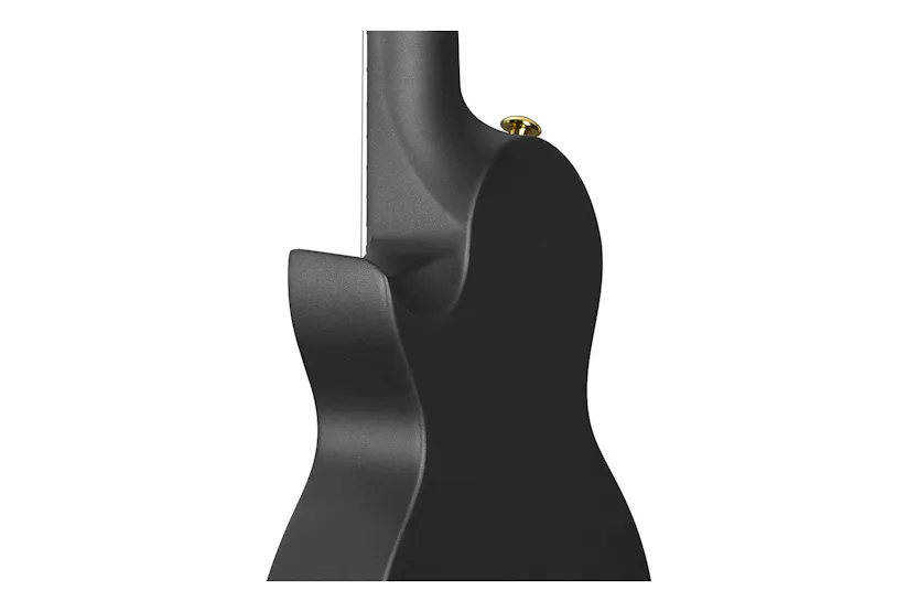 Cascha Carbon Fibre Electric Concert Ukulele Set Bag, Strap & Picks - Black Cascha Carbon Fibre Electric Concert Ukulele Set Bag, Strap & Picks - Black