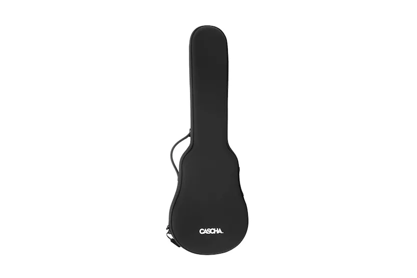Cascha Carbon Fibre Electric Concert Ukulele Set Bag, Strap & Picks - Black Cascha Carbon Fibre Electric Concert Ukulele Set Bag, Strap & Picks - Black