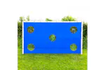 Monstershop 12 x 6ft Football Goal Target Sheet | Blue Monstershop 12 x 6ft Football Goal Target Sheet | Blue