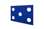 Monstershop 12 x 6ft Football Goal Target Sheet | Blue Monstershop 12 x 6ft Football Goal Target Sheet | Blue