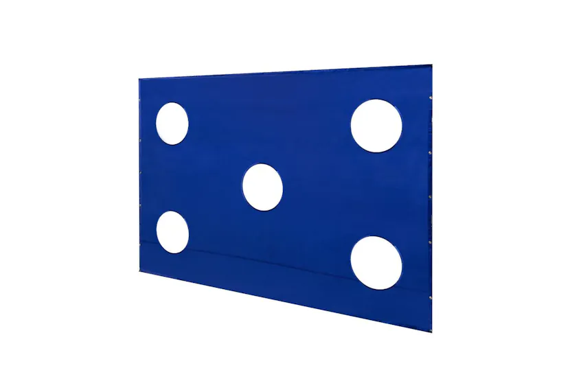 Monstershop 12 x 6ft Football Goal Target Sheet | Blue Monstershop 12 x 6ft Football Goal Target Sheet | Blue