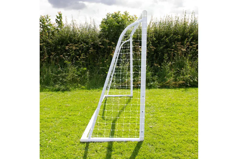 Monstershop 12 x 6ft Football Goal Carry Case and Target Sheet | White Monstershop 12 x 6ft Football Goal Carry Case and Target Sheet | White