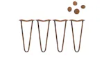 Monstershop Hairpin Legs 2 Prong | Antique Copper | 12mm Monstershop Hairpin Legs 2 Prong | Antique Copper | 12mm