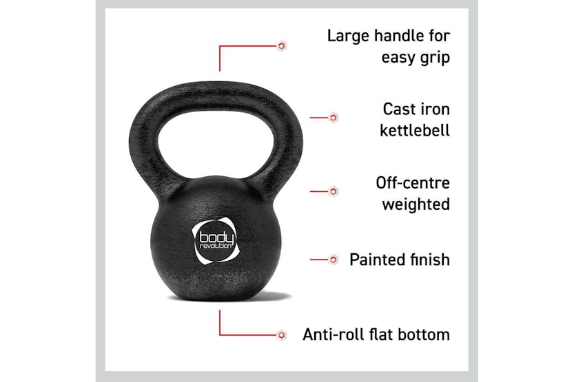 Monstershop Body Revolution Cast Iron Kettlebells | 16kg Monstershop Body Revolution Cast Iron Kettlebells | 16kg