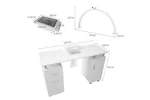 Monstershop 213388 - Professional Manicure Table & Led Half Monstershop 213388 - Professional Manicure Table & Led Half