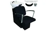 Monstershop 26745 - Salon Backwash Chair In Black Monstershop 26745 - Salon Backwash Chair In Black