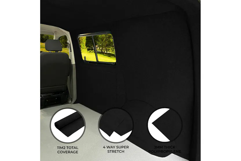 Monstershop 29822 - Van Carpet Lining / Black Monstershop 29822 - Van Carpet Lining / Black