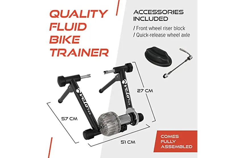 Monstershop 30332 - Velo Pro Fluid Turbo Trainer - Indoor Bi Monstershop 30332 - Velo Pro Fluid Turbo Trainer - Indoor Bi