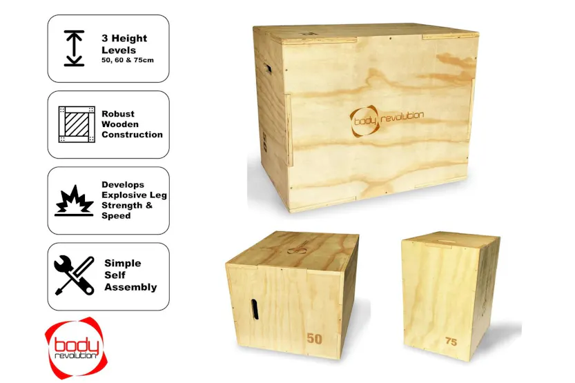 Monstershop 30173 - Wooden Plyometric Box Monstershop 30173 - Wooden Plyometric Box
