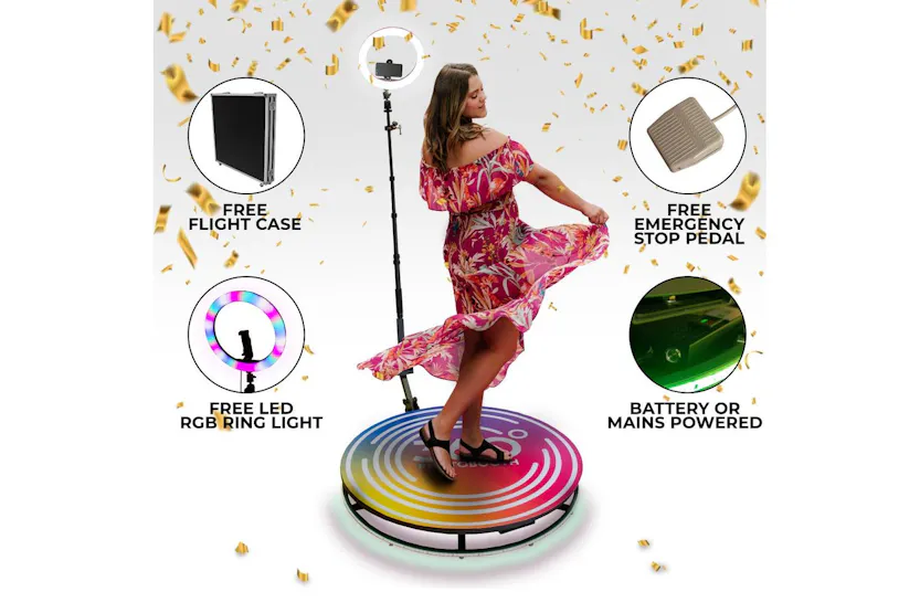 Monstershop 360 Photo Booth | Black | 100 cm Monstershop 360 Photo Booth | Black | 100 cm