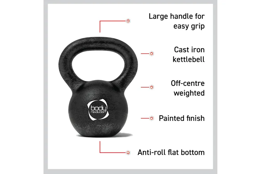 Monstershop Body Revolution Cast Iron Kettlebells | 24kg Monstershop Body Revolution Cast Iron Kettlebells | 24kg
