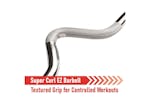 Monstershop Body Revolution EZ 1" Super Curl Spinlock Collar Barbell Bar Monstershop Body Revolution EZ 1" Super Curl Spinlock Collar Barbell Bar