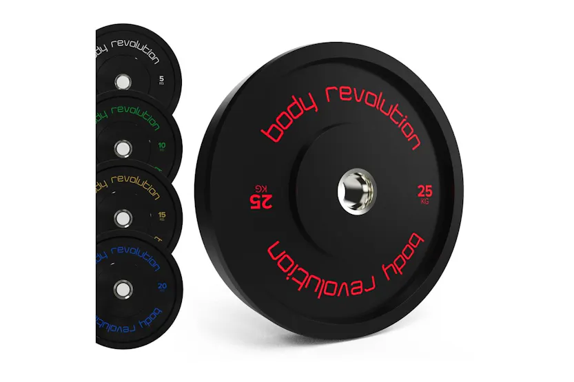 Body Revolution Olympic Bumper Plates Black 20 Kg Pair Body Revolution Olympic Bumper Plates Black 20 Kg Pair