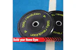 Body Revolution Olympic Bumper Plates Black 30kg Set 2x5kg 2x10kg Body Revolution Olympic Bumper Plates Black 30kg Set 2x5kg 2x10kg