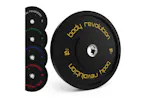 Body Revolution Olympic Bumper Plates Black 150kg Set Body Revolution Olympic Bumper Plates Black 150kg Set