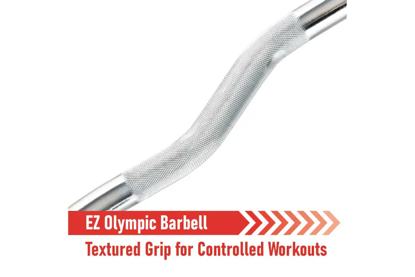 Monstershop 610079169234 - Body Revolution Olympic Ez Barbel Monstershop 610079169234 - Body Revolution Olympic Ez Barbel