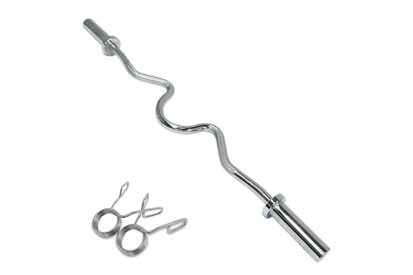 Monstershop Body Revolution Olympic Super Curl EZ Barbell Bar Monstershop Body Revolution Olympic Super Curl EZ Barbell Bar