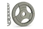 Cast Iron Weight Plates 1" Standard Tri Grip Pairs 2 X 15kg Cast Iron Weight Plates 1" Standard Tri Grip Pairs 2 X 15kg