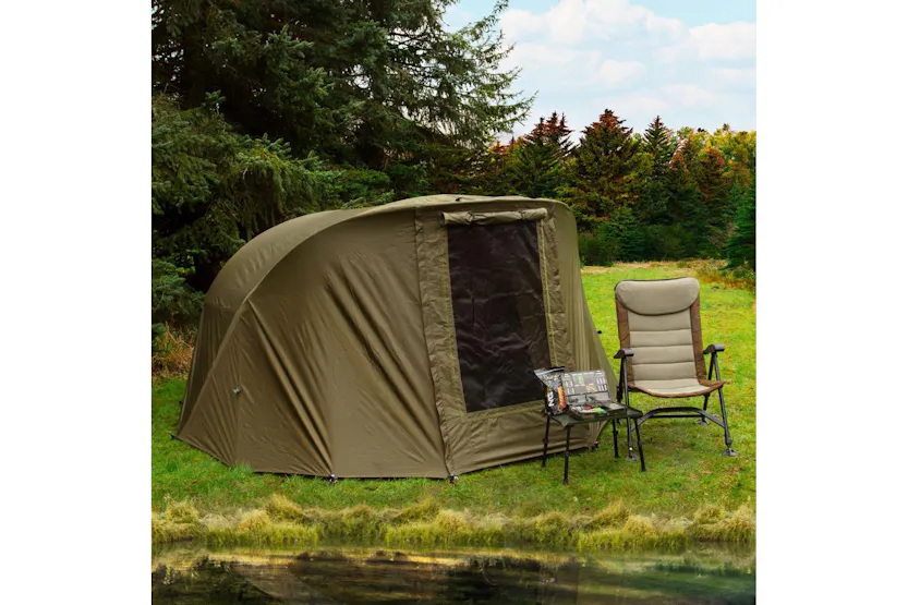 Monstershop 29331 - Fishing Bivvy 2-man / 300cm With Overwra Monstershop 29331 - Fishing Bivvy 2-man / 300cm With Overwra