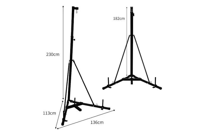 Monstershop 211914 - Folding Punch Bag Stand Monstershop 211914 - Folding Punch Bag Stand