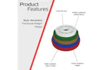 Fractional Bumper Plates 2 X 1.5kg Fractional Bumper Plates 2 X 1.5kg