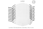 Monstershop 27383 - Large Face Masks Sublimation Blanks / 10 Monstershop 27383 - Large Face Masks Sublimation Blanks / 10