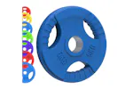Olympic Tri-grip Rubber Weight Plates Colour Pairs Sets 1.25 Kg Pair Olympic Tri-grip Rubber Weight Plates Colour Pairs Sets 1.25 Kg Pair