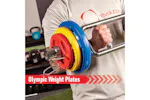 Olympic Tri-grip Rubber Weight Plates Colour Pairs Sets 1.25 Kg Pair Olympic Tri-grip Rubber Weight Plates Colour Pairs Sets 1.25 Kg Pair