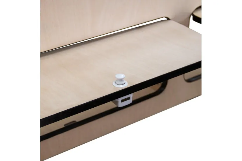 Monstershop 211137 - Overhead Camper Cabinet With Black Trim Monstershop 211137 - Overhead Camper Cabinet With Black Trim