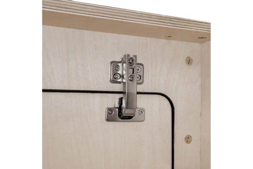Monstershop 211137 - Overhead Camper Cabinet With Black Trim Monstershop 211137 - Overhead Camper Cabinet With Black Trim