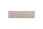 Monstershop 211136 - Overhead Camper Cabinet With Black Trim Monstershop 211136 - Overhead Camper Cabinet With Black Trim