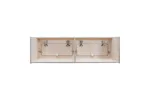 Monstershop 211136 - Overhead Camper Cabinet With Black Trim Monstershop 211136 - Overhead Camper Cabinet With Black Trim