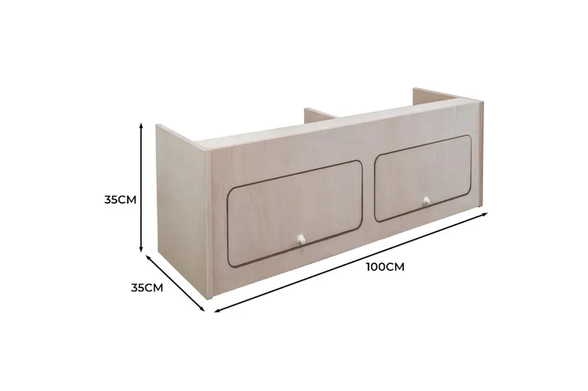 Monstershop 211120 - Overhead Camper Cabinet 100cm X 35c Monstershop 211120 - Overhead Camper Cabinet 100cm X 35c