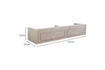 Monstershop 211133 - Overhead Camper Cabinet 120cm X 25c Monstershop 211133 - Overhead Camper Cabinet 120cm X 25c