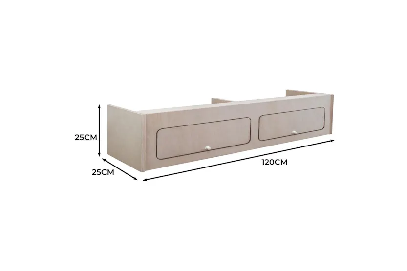 Monstershop 211133 - Overhead Camper Cabinet 120cm X 25c Monstershop 211133 - Overhead Camper Cabinet 120cm X 25c