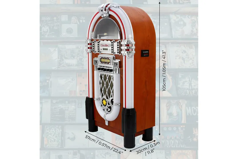 Monstershop 10667 - Retro Style Illuminated Jukebox Sound Sy Monstershop 10667 - Retro Style Illuminated Jukebox Sound Sy