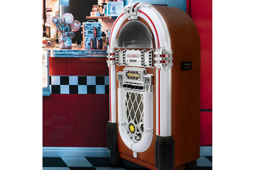 Monstershop 10667 - Retro Style Illuminated Jukebox Sound Sy Monstershop 10667 - Retro Style Illuminated Jukebox Sound Sy
