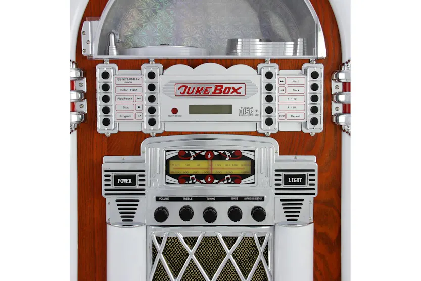 Monstershop 10667 - Retro Style Illuminated Jukebox Sound Sy Monstershop 10667 - Retro Style Illuminated Jukebox Sound Sy