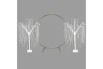 Monstershop 29271 - Wedding Moongate - Gold & 2 X Weeping Wi Monstershop 29271 - Wedding Moongate - Gold & 2 X Weeping Wi