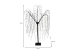 Monstershop 28438 - Weeping Willow Tree - 180cm Black 400 Co Monstershop 28438 - Weeping Willow Tree - 180cm Black 400 Co