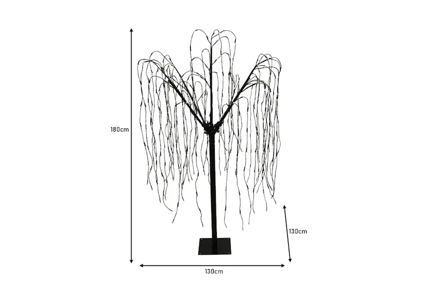 Monstershop 28438 - Weeping Willow Tree - 180cm Black 400 Co Monstershop 28438 - Weeping Willow Tree - 180cm Black 400 Co